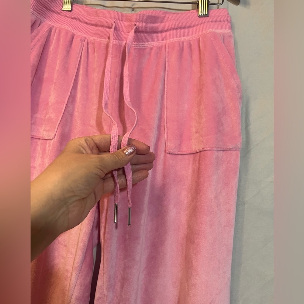 Juicy Couture Bubble Pink Velour Lounge Set Women’s Large - Picture 7 of 12